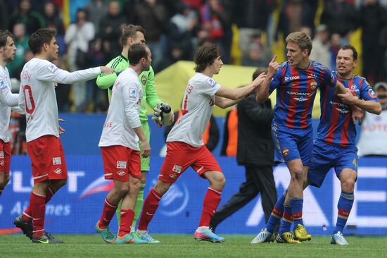 Russian Football Premier League. CSKA vs. Spartak