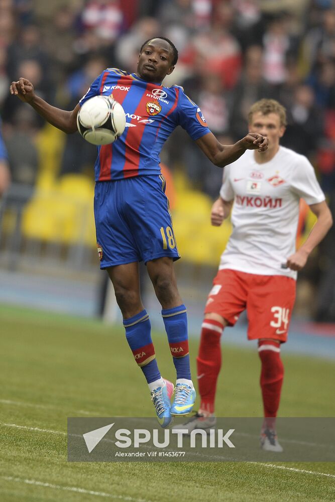Russian Football Premier League. CSKA vs. Spartak
