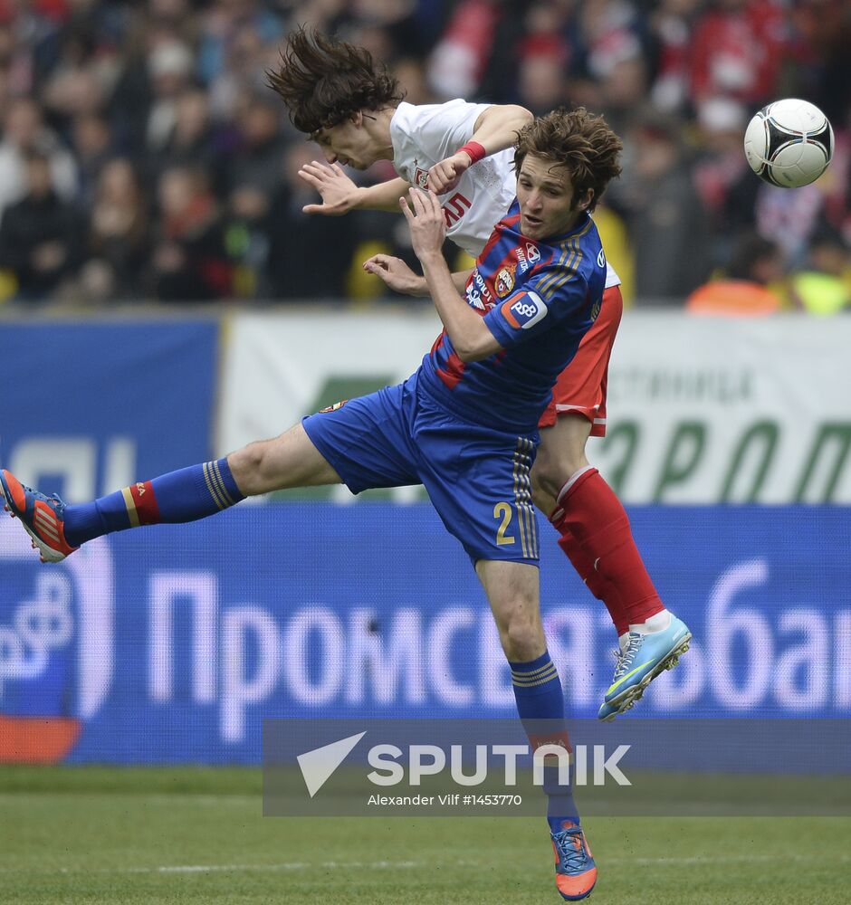 Russian Football Premier League. CSKA vs. Spartak
