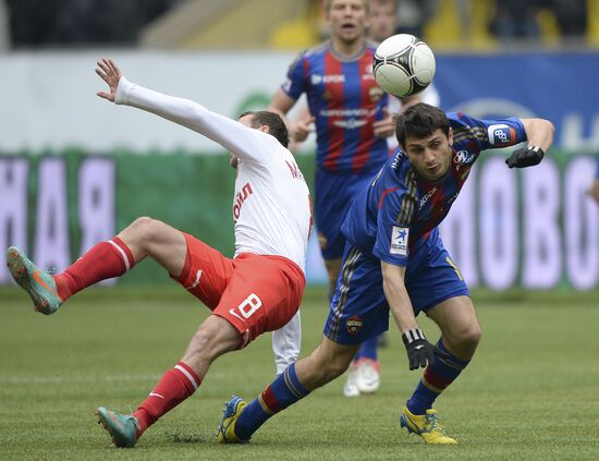 Russian Football Premier League. CSKA vs. Spartak
