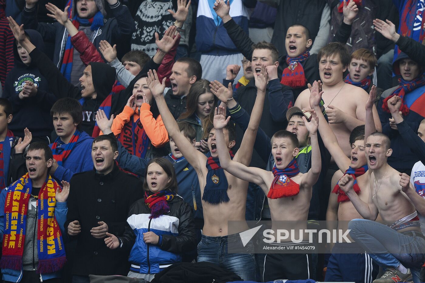 Russian Football Premier League. CSKA vs. Spartak
