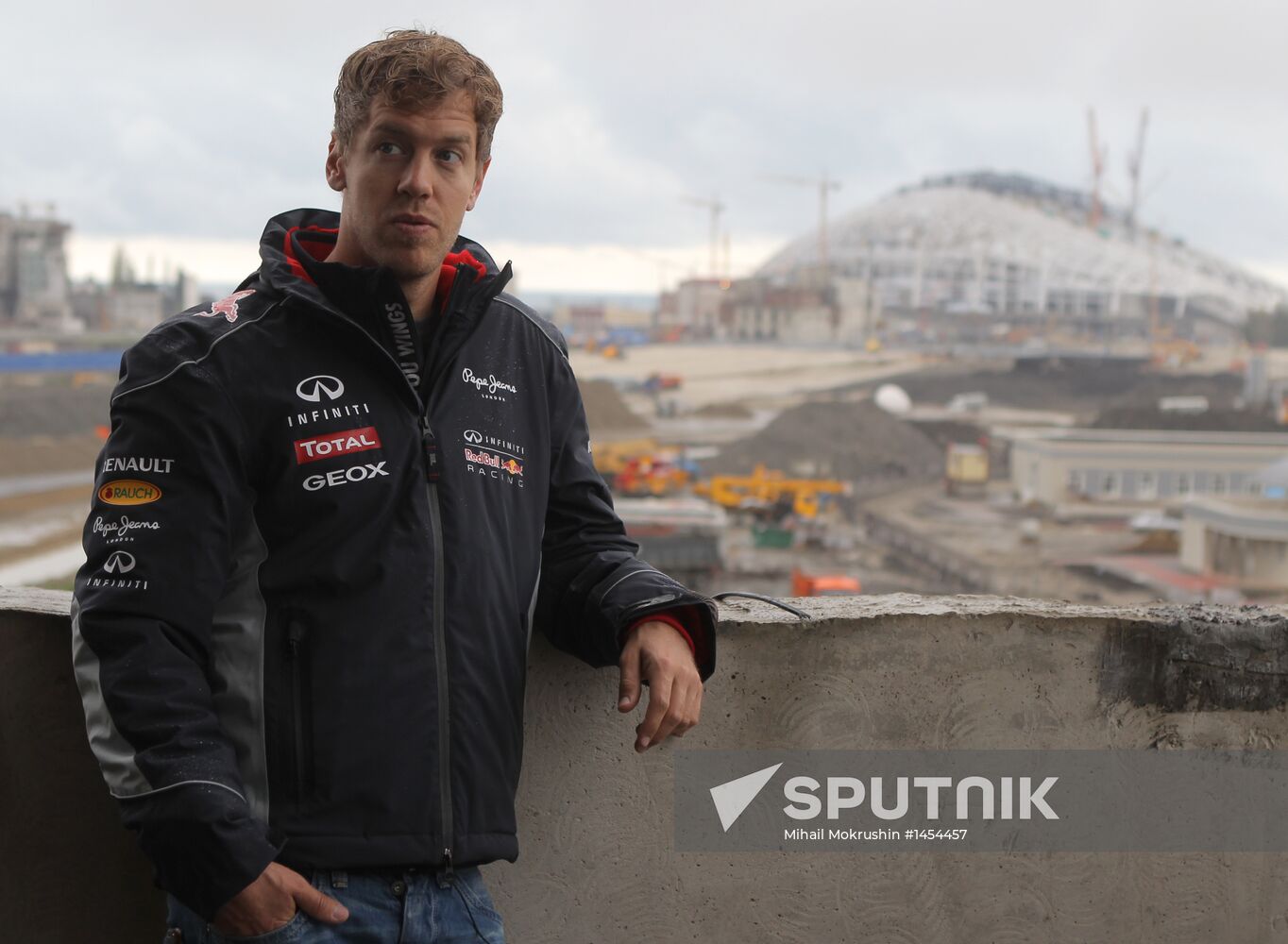 Formula One racing driver Sebastian Vettel visits Sochi