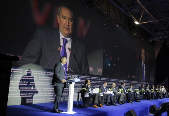 Dmitry Rogozin at International Satellite Navigation Forum