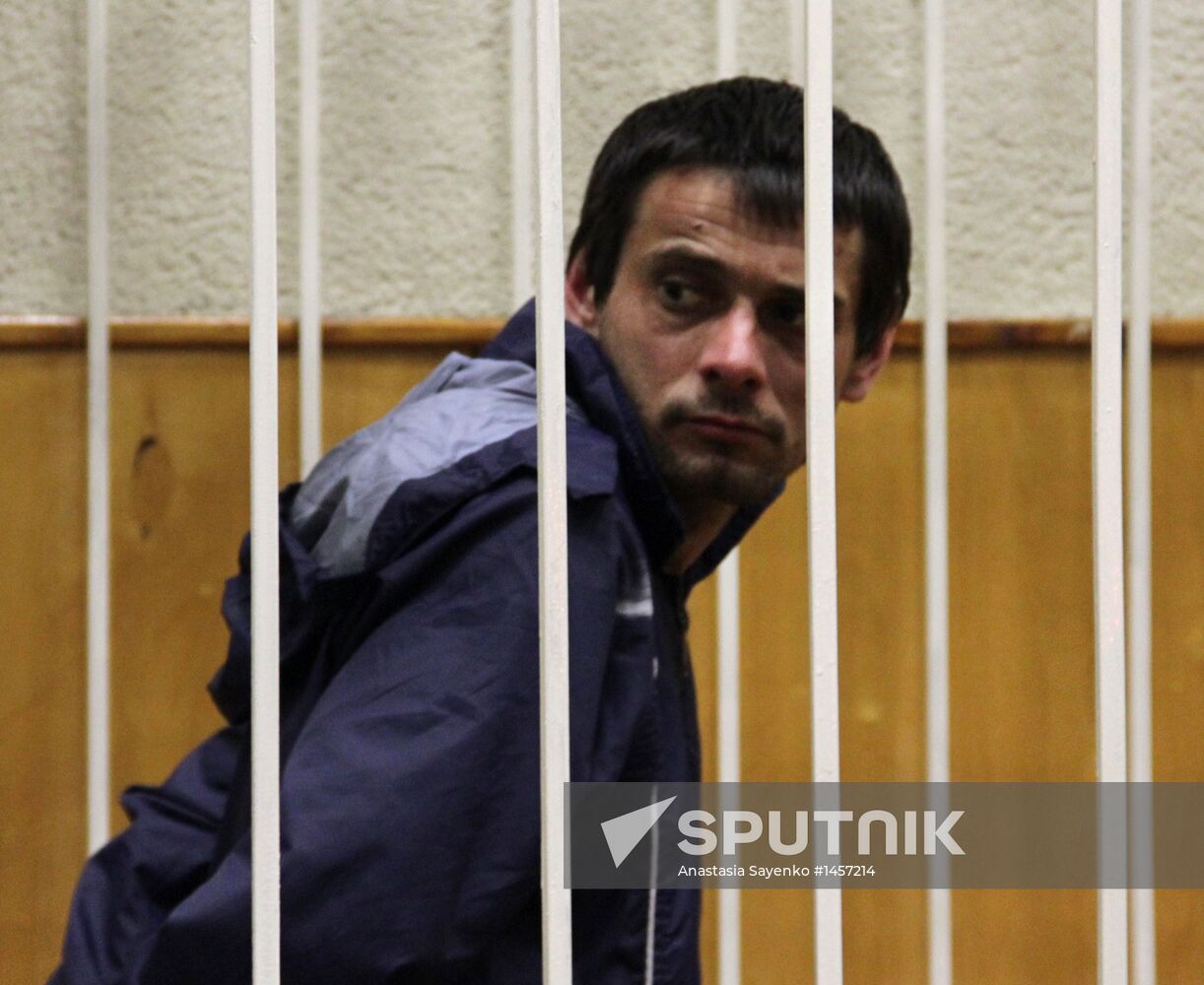 Court arrests Belgorod murderer Sergei Pomazun