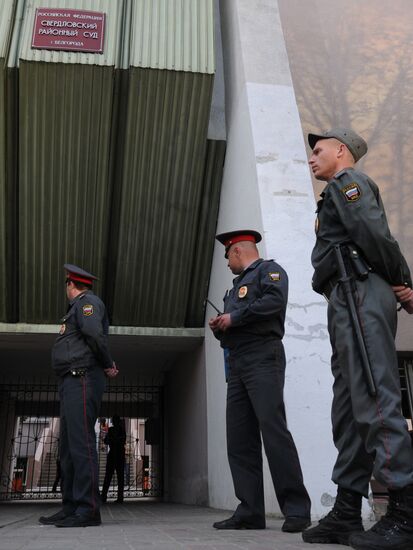 Court arrests Belgorod murderer Sergei Pomazun
