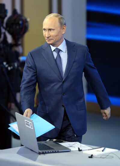 Live Q&A session with Vladimir Putin