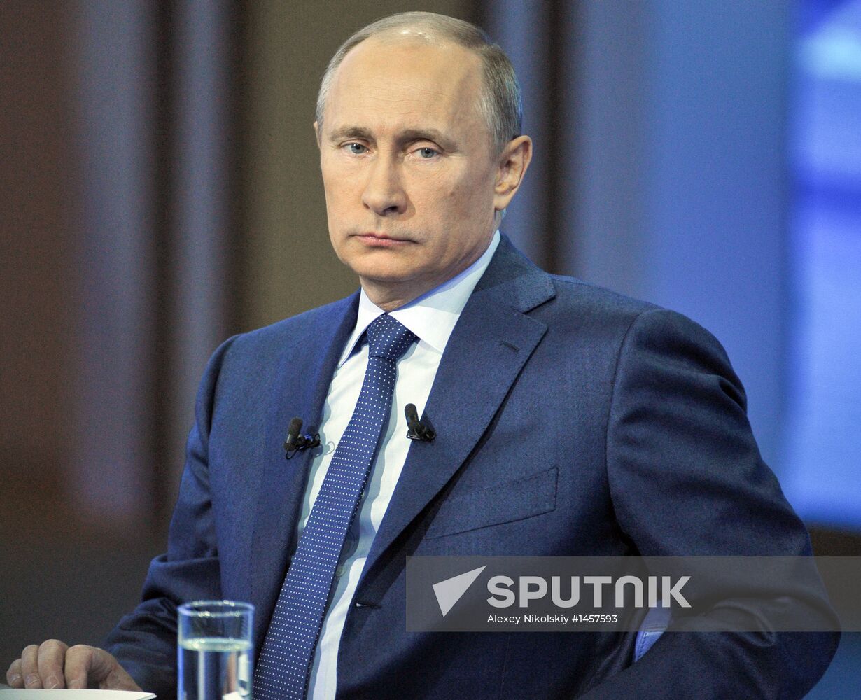 Live Q&A session with Vladimir Putin
