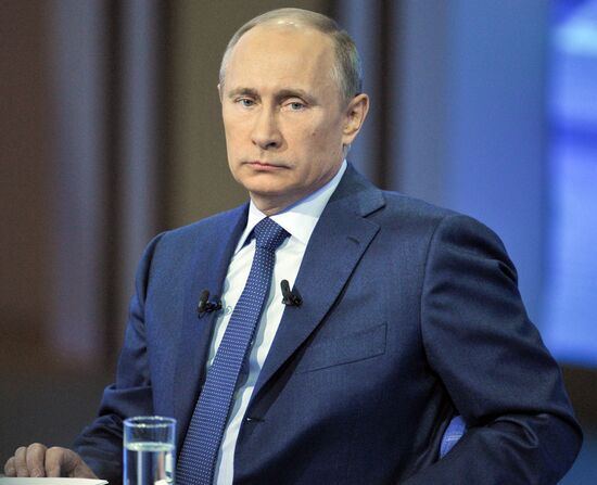 Live Q&A session with Vladimir Putin