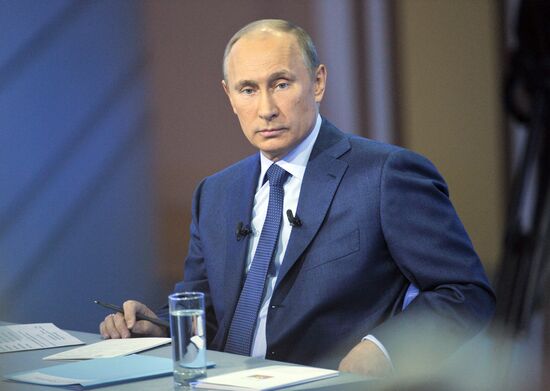 Live Q&A session with Vladimir Putin