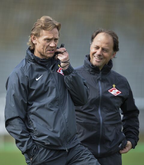 Football. FC Spartak holds open training session