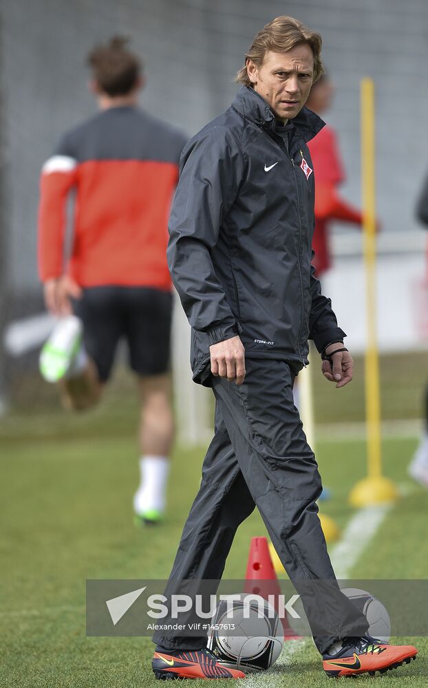 Football. FC Spartak holds open training session