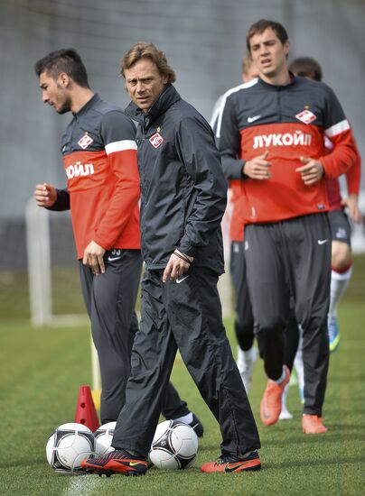 Football. FC Spartak holds open training session