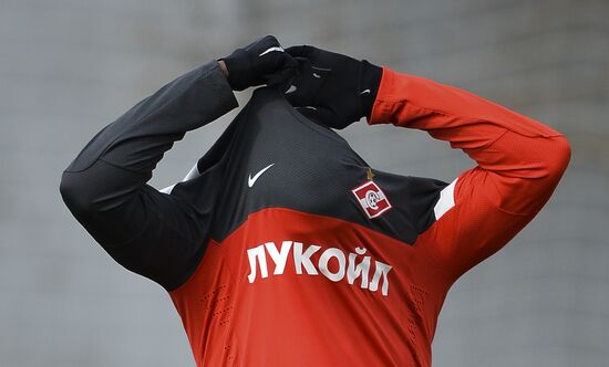 Football. FC Spartak holds open training session