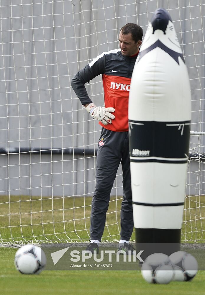 Football. FC Spartak holds open training session