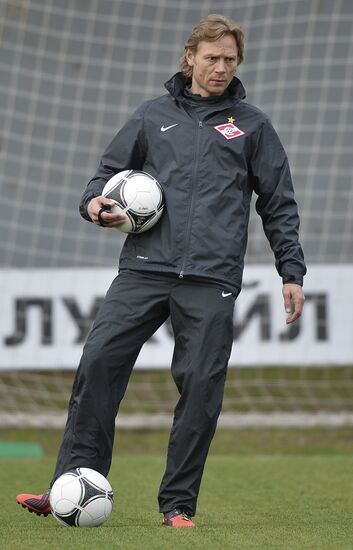 Football. FC Spartak holds open training session