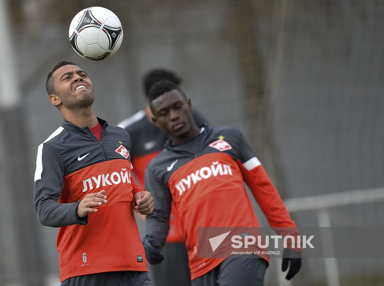 Football. FC Spartak holds open training session
