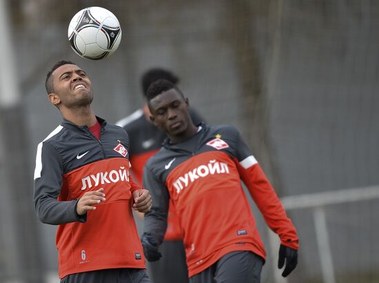 Football. FC Spartak holds open training session