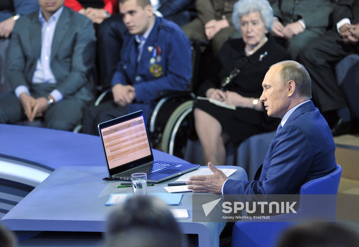 Live Q&A session with Vladimir Putin