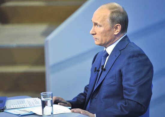 Live Q&A session with Vladimir Putin