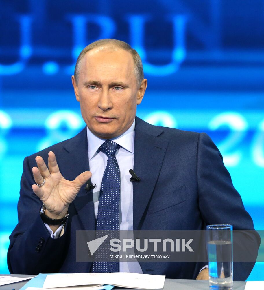 Live Q&A session with Vladimir Putin