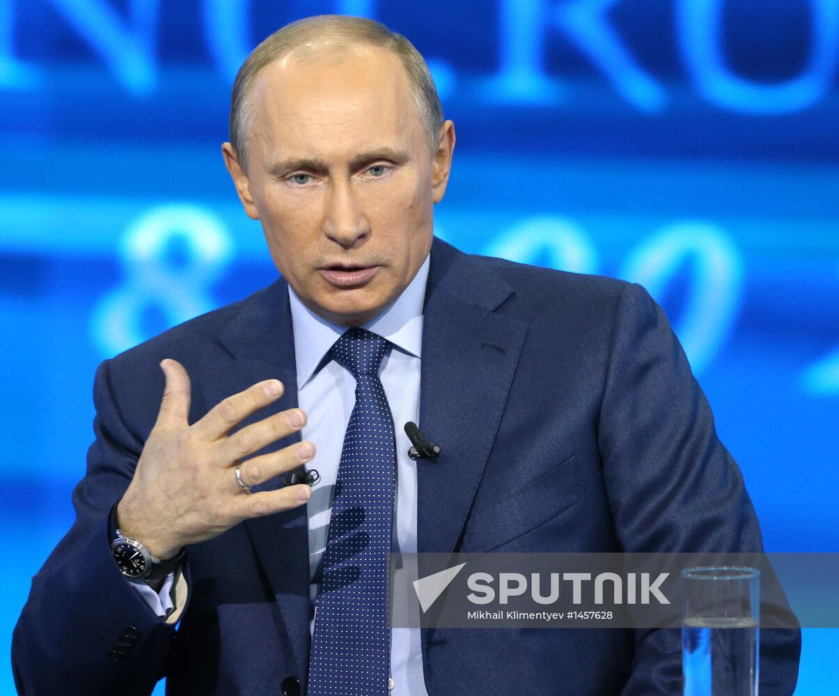 Live Q&A session with Vladimir Putin