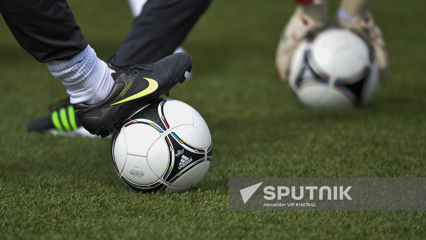 Football. FC Spartak holds open training session
