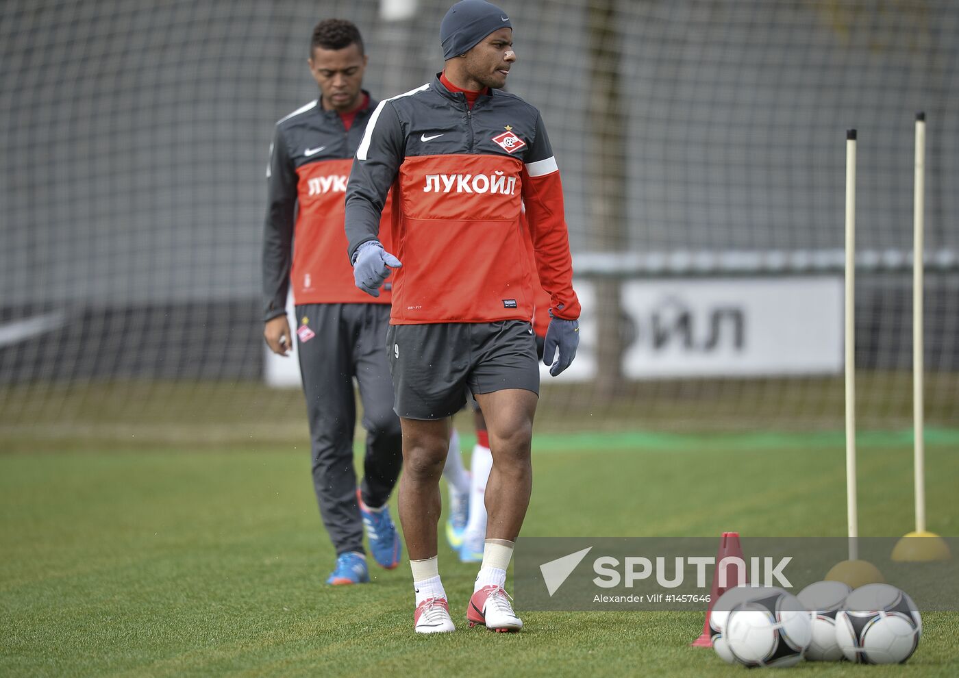 Football. FC Spartak holds open training session