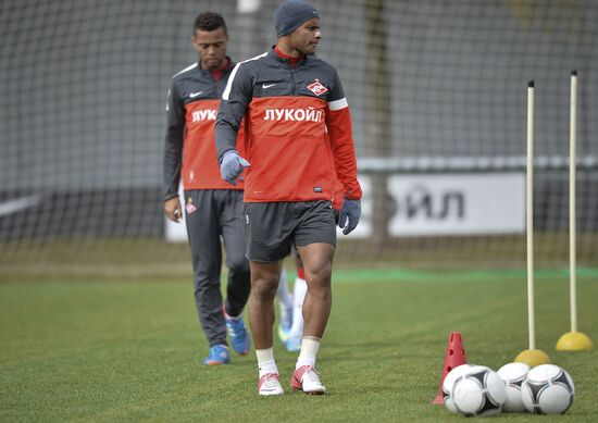 Football. FC Spartak holds open training session