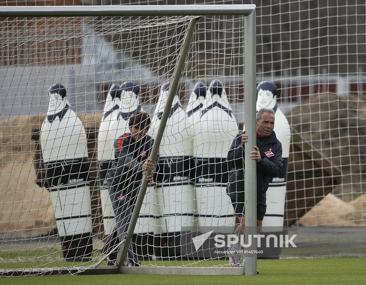 Football. FC Spartak holds open training session