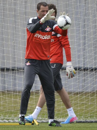 Football. FC Spartak holds open training session