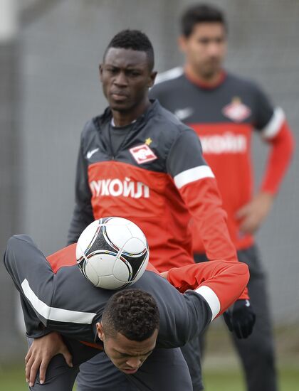 Football. FC Spartak holds open training session