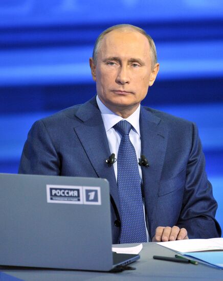 Live Q&A session with Vladimir Putin