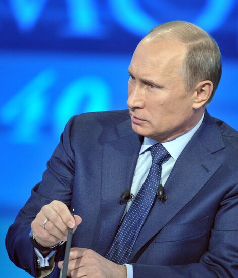 Live Q&A session with Vladimir Putin