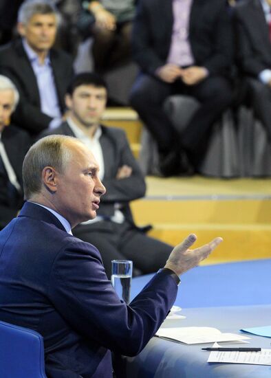 Live Q&A session with Vladimir Putin