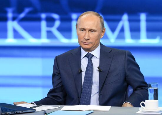 Live Q&A session with Vladimir Putin