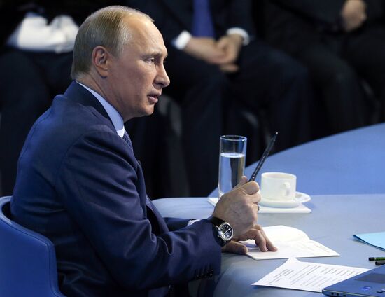 Live Q&A session with Vladimir Putin