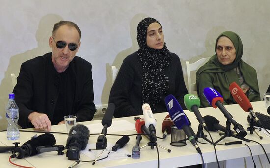 Press conference by the Tsarnayev brothers' parents