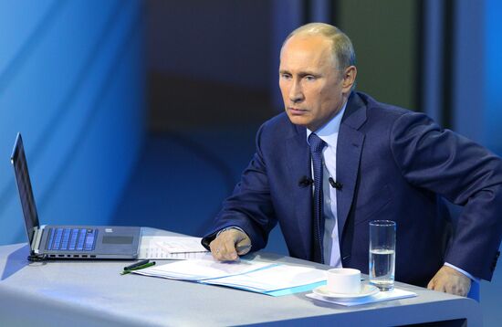 Live Q&A session with Vladimir Putin