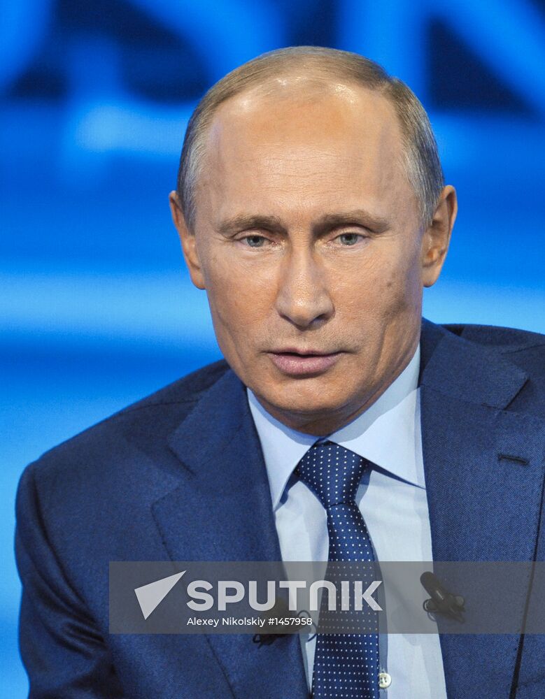 Live Q&A session with Vladimir Putin
