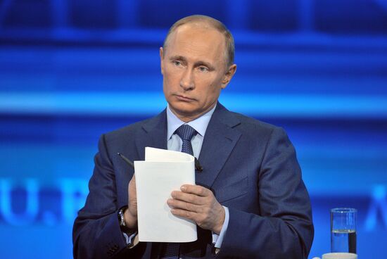 Live Q&A session with Vladimir Putin