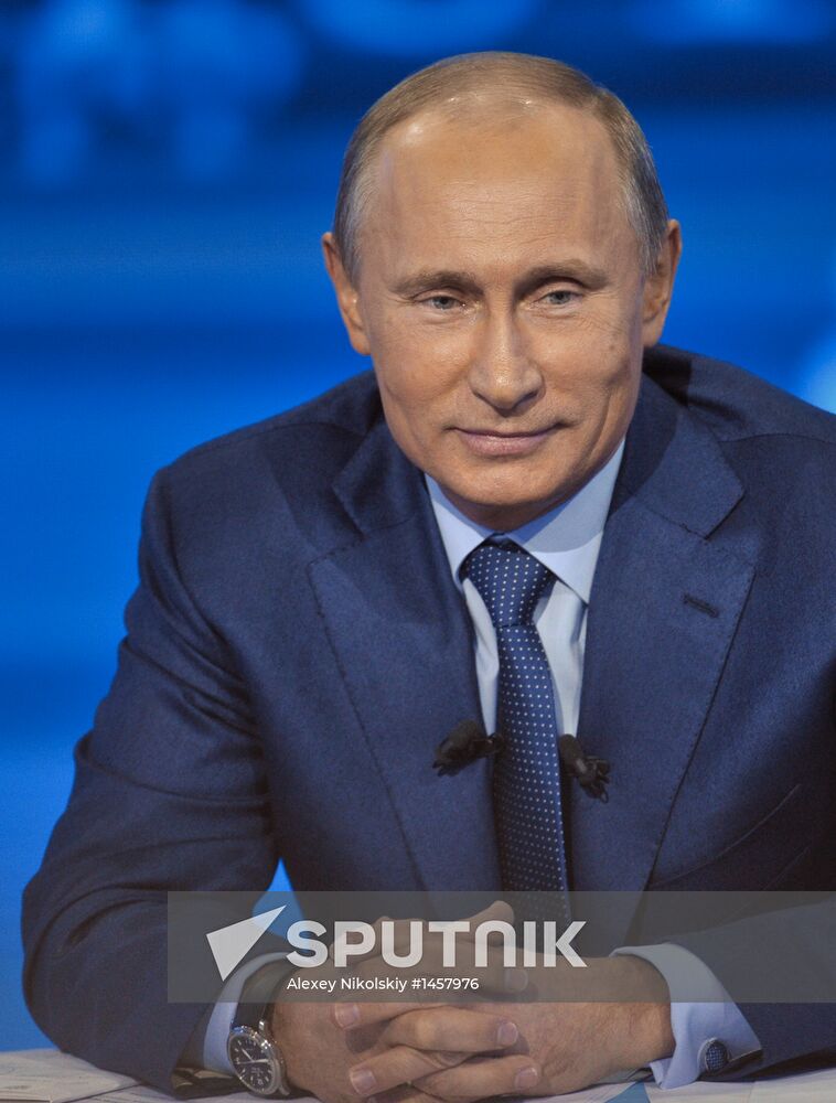Live Q&A session with Vladimir Putin