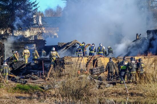 People die in fire at mental hospital in Moscow Region