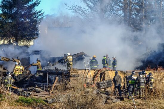 People die in fire at mental hospital in Moscow Region