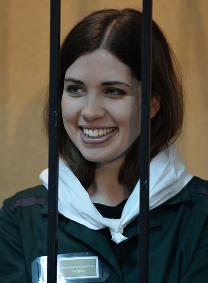 Court hears Nadezhda Tolokonnikova's parole application