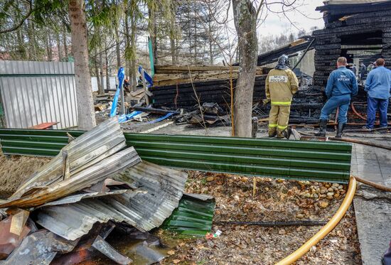 People die in fire at mental hospital in Moscow Region