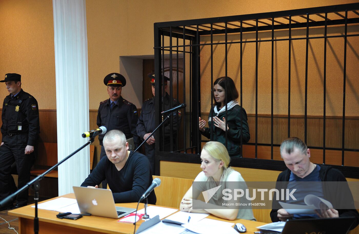 Court hears Nadezhda Tolokonnikova's parole application