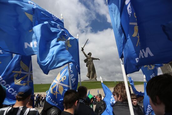 Motor rally "Russia’s Destiny Is My Destiny" in Volgograd