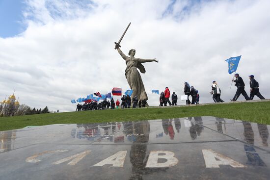 Motor rally "Russia’s Destiny Is My Destiny" in Volgograd