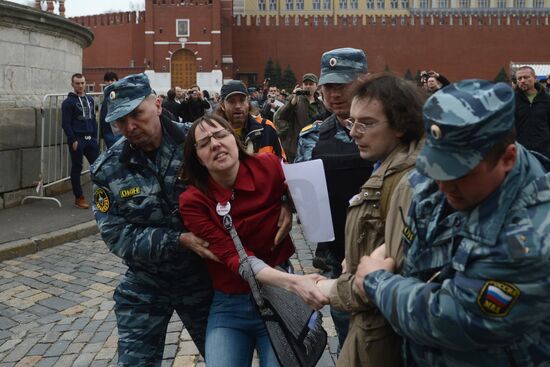 Protest in support of those accused of Bolotnaya Square riots