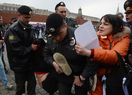 Protest in support of those accused of Bolotnaya Square riots